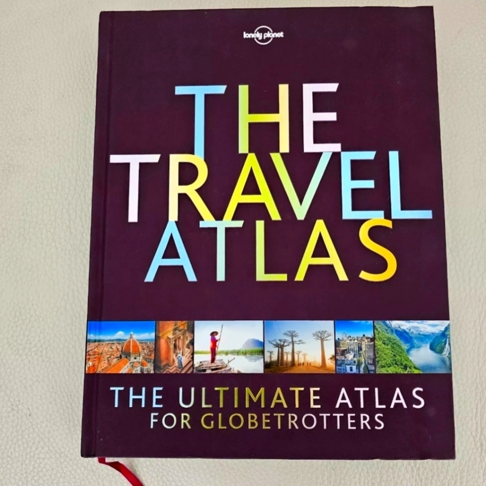 The Travel Atlas by Lovely Planet Hardcover Book Published 2018 New